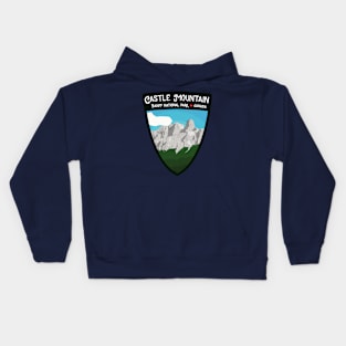 Castle Mountain - Banff, Canada Kids Hoodie